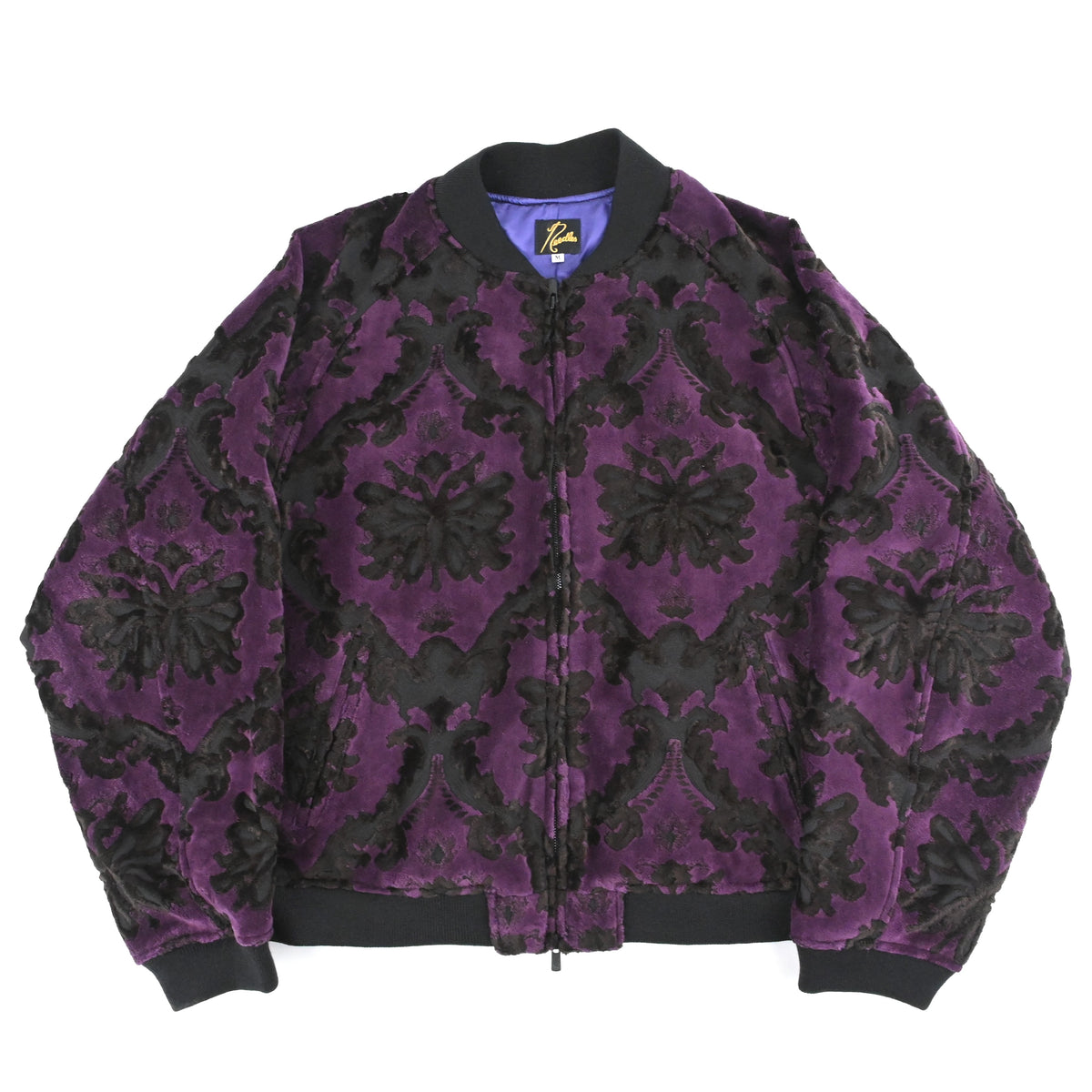 Needles B.B.ジャケット Papillon Pile Jacquard B.B. Jacket - Papillon Pile Jacquard Purple– BASIES